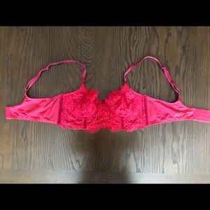 VS RED BUSTIER BRALETTE